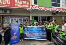 Jasa Raharja dan Ditlantas Polda Kepri Gelar Ngobrol Santai bareng Manajemen Gojek dan Driver Online Kota Batam jasa raharja kepri