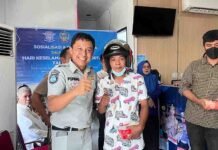 Jasa Raharja Palopo bersama Polres dan Bapenda Laksanakan Sosialisasi, Doa bersama dan Aksi Keselamatan di Samsat Palopo jasa raharja sulsel