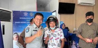 Jasa Raharja Palopo bersama Polres dan Bapenda Laksanakan Sosialisasi, Doa bersama dan Aksi Keselamatan di Samsat Palopo jasa raharja sulsel