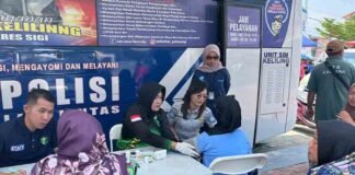 Rangkaian Festival Uta Dada Kabupaten Sigi, Jasa Raharja Sulawesi Tengah Buka Pelayanan Kesehatan Gratis jasa raharja sulteng