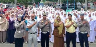 Jasa Raharja Sumatera Barat Gelar Apel Pagi dan Sosialisasi Keselamatan Berlalu Lintas di RSUD Dr. M. Zein Painan jasa raharja sumbar