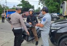 Jasa Raharja Sumbar Turut Sukseskan Operasi Gabungan di Padang Pariaman