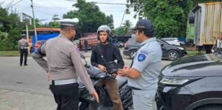 Jasa Raharja Sumbar Turut Sukseskan Operasi Gabungan di Padang Pariaman