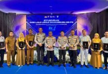 Jasa Raharja Sumbar Hadiri Syukuran Hari Lalu Lintas Bhayangkara ke-70 dan Terima Penghargaan dari Kapolda Sumbar jasa raharja sumbar