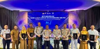 Jasa Raharja Sumbar Hadiri Syukuran Hari Lalu Lintas Bhayangkara ke-70 dan Terima Penghargaan dari Kapolda Sumbar jasa raharja sumbar