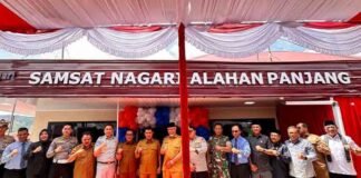 Jasa Raharja Sumbar Hadiri Launching Samsat Nagari Alahan Panjang : Layanan Pajak Kendaraan Kini Lebih Dekat jasa raharja sumbar