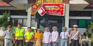 Jasa Raharja Sumbar Gelar Sosialisasi Keselamatan Lalu Lintas di SMKN 1 Payakumbuh jasa raharja sumbar