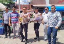 Jasa Raharja Sumbar dan Samsat Padang Pariaman Sosialisasikan Pemutihan Pajak Kendaraan di Pasar Pakandangan jasa raharja sumbar