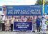 Rayakan HUT Lalu Lintas Bhayangkara 2025, Jasa Raharja Pematangsiantar Bersama Polres Simalungun Bagikan Helm Gratis kepada Pengguna Jalan jasa raharja sumut