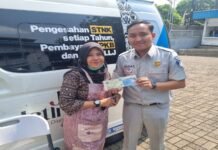 Samsat Keliling Bekasi Hadir di Tengah Kemeriahan Pesta Rakyat Jatimulya jasa raharja jabar