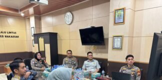 Hadiri Rakor Korlantas 2025, Jasa Raharja Sulsel Dukung Revitalisasi FLLAJ Berbasis Digital jasa raharja sulsel