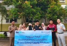 Jasa Raharja Sukabumi Gelar Kegiatan PPKL Di SMP Islam Nurul Fikri Di SMP Islam Nurul Fikri