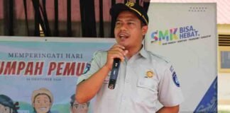 Mulai dari Sekolah, Tanamkan Budaya Aman : Jasa Raharja Turut Serta Melaksanakan Sosialisasi Keselamatan Berlalu – lintas di SMK 1 Balai Kabupaten Sanggau jasa raharja kalbar