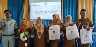 Jasa Raharja Ajak Guru SMA Negeri 4 Barabai Jadi Teladan Keselamatan Berlalu Lintas jasa raharja kalsel