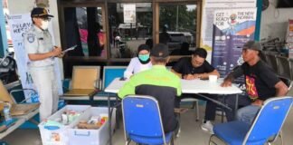 Berikan Pelayanan Terbaik, Jasa Raharja Cabang Bima Gelar Pemeriksaan Kesehatan Gratis di Terminal Dara Kesehatan Gratis di Terminal Dara