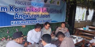 Jasa Raharja Kabanjahe Mengadakan Focus Group Discussion Forum Komunikasi Lalu Lintas Dan Angkutan Jalan Kabupaten Pakpak Bharat jasa raharja sumut