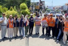 Sinergi Untuk Keselamatan Publik, Jasa Raharja Cabang Cirebon Sosialisasi Keselamatan Perlintasan Sebidang Kereta Api Sebidang Kereta Api