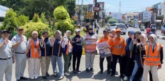 Sinergi Untuk Keselamatan Publik, Jasa Raharja Cabang Cirebon Sosialisasi Keselamatan Perlintasan Sebidang Kereta Api Sebidang Kereta Api