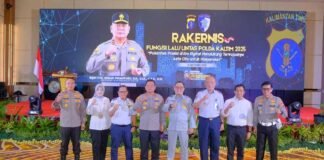 Jasa Raharja Perkuat Kolaborasi dengan Ditlantas Polda Kaltim dalam Rapat Kerja Teknis Lalu Lintas 2025 Teknis Lalu Lintas 202