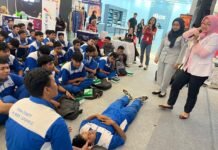Jasa Raharja dan RS Indriati Bekali Siswa SMK Negeri 3 Sukoharjo Dengan Pelatihan PPGD di The Park Mall The Park Mall