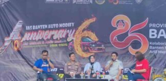 Perkuat Sinergi dengan Komunitas Otomotif, Jasa Raharja Sosialisasikan SWDKLLJ di IAS Banten jasa raharja banten