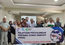 Aktif Tekan Tingkat Fatalitas Laka Lantas, Jasa Raharja Beri Pelatihan Penanganan Pada Gawat Darurat di PT. Gading Semesta Utama Tangerang Selatan jasa raharja banten
