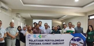 Aktif Tekan Tingkat Fatalitas Laka Lantas, Jasa Raharja Beri Pelatihan Penanganan Pada Gawat Darurat di PT. Gading Semesta Utama Tangerang Selatan jasa raharja banten