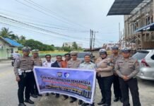 Polda Kepri dan Jasa Raharja Karimun Gelar Monitoring Titik Rawan Kecelakaan di Karimun dan Meral Jasa Raharja Kepri