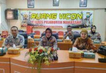 Rakor Korlantas 2025: Jasa Raharja Sulsel Hadir Virtual dari Polres Pelabuhan Makassar dari Polres Pelabuhan Makassar