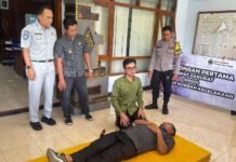 Tekan Angka Fatalitas Laka, Jasa Raharja Selenggarakan PPGD dan Kampanye Keselamatan di Kecamatan Prambanan di Kecamatan Prambanan