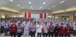 Jasa Raharja Cabang Watampone Sosialisasikan Keselamatan Berkendara dan Aplikasi JR Safety Road di Kegiatan Patroli Keamanan Sekolah Polres Bone di Kegiatan Patroli Keamanan Sekolah Polres Bone