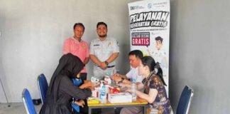 Jasa Raharja Kalimantan Barat Berikan Layanan Kesehatan Gratis di PKKMB Universitas PGRI Pontianak di PKKMB Universitas PGRI Pontianak