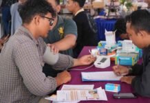 Dekatkan Layanan ke Masyarakat, Jasa Raharja Bengkulu Hadir dengan Pemeriksaan Kesehatan Gratis di Puncak Bulan Inklusi Keuangan Tahun 2025 di Puncak Bulan Inklusi Keuangan Tahun 2025