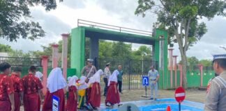 Jasa Raharja Kalsel Tanamkan Kesadaran Lalu Lintas Sejak Dini di SDN 2 Kunyit di SDN 2 Kunyit