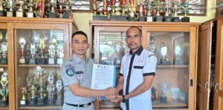 Cetak Generasi Sadar Pajak dan Keselamatan, Jasa Raharja Kalteng Tandatangani Komitmen di SMAN 2 Buntok di SMAN 2 Buntok
