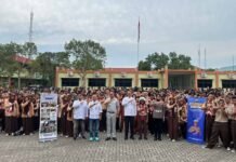 Jasa Raharja dan Polda Kepri Gelar Program PPKL dan PPGD di SMKN 5 Batam di SMKN 5 Batam