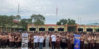Jasa Raharja dan Polda Kepri Gelar Program PPKL dan PPGD di SMKN 5 Batam di SMKN 5 Batam