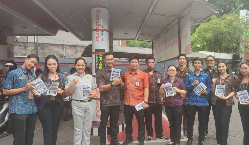 di SPBU Pertamina Renon