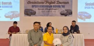 Jasa Raharja Cabang Bogor Bersama Tim Pembina Samsat Depok Gelar Sosialisasi Layanan Samsat dan Edukasi Pajak Daerah di Sukmajaya Depok di Sukmajaya Depok