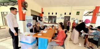 Peduli Keselamatan, Jasa Raharja NTB Berikan Pemeriksaan Kesehatan Gratis di PO Transport Anda jasa raharja NTB