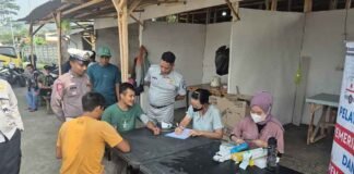 Jasa Raharja Jawa Barat Gelar Pengobatan Gratis di Terminal Ciakar Sumedang, Sinergi Bersama Polres dan Instansi Terkait jasa raharja jabar