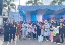 Samsat Rancaekek dan Dispakan Kabupaten Bandung Gelar Gerakan Pangan Murah untuk Masyarakat jasa raharja jabar