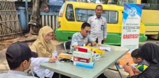 Tingkatkan Keselamatan Lalu Lintas, Jasa Raharja Karawang Gelar Layanan Kesehatan Di Terminal Tanjungpura Jasa raharja jabar