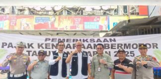 Tingkatkan Kepatuhan Pajak, Jasa Raharja Hadir dalam Operasi Gabungan Samsat Kota Sukabumi jasa raharja jabar