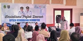 Wujudkan Masyarakat Tertib Administrasi, Jasa Raharja Bogor Bersama Tim Pembina Samsat Depok Sosialisasikan Pajak Kendaraan jasa raharja jabar