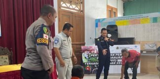 Jasa Raharja Magelang Laksanakan PPGD Kepada Masyarakat Di Sekitar daerah Rawan Kecelakaan di Kecamatan Salam Kabupaten Magelang jasa raharja jateng