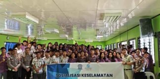 Tingkatkan Kesedaran Berlalu Lintas Jasa Raharja Bersama Mitra Gelar Sosialisasi Keselamatan Lalu Lintas di Kab.Melawi jasa raharja kalbar