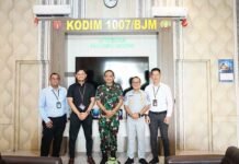 Jasa Raharja Kalsel Jalin Sinergi dengan Kodim 1007/Banjarmasin, Tingkatkan Kepatuhan Lalu Lintas jasa raharja kalsel