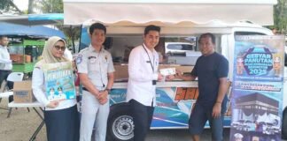 Tim Pembina Samsat Pelaihari Sosialisasikan Gebyar Panutan Pajak Kendaraan Bermotor 2025 di Terminal Tanah Merah Lama jasa raharja kalsel