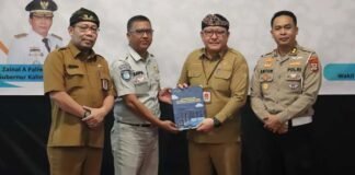 Penyampaian Buku Transformasi Sumbangan Wajib PT. Jasa Raharja Kepada Pemprov Kaltara, Ditlantas Polda Kaltara dan Bapenda Kaltara jasa raharja kaltim